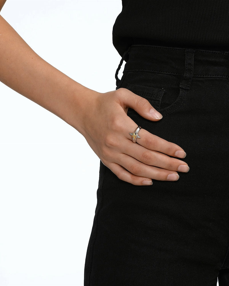 [BLACKHEAD]Christmas Rotating Star Ring pg425