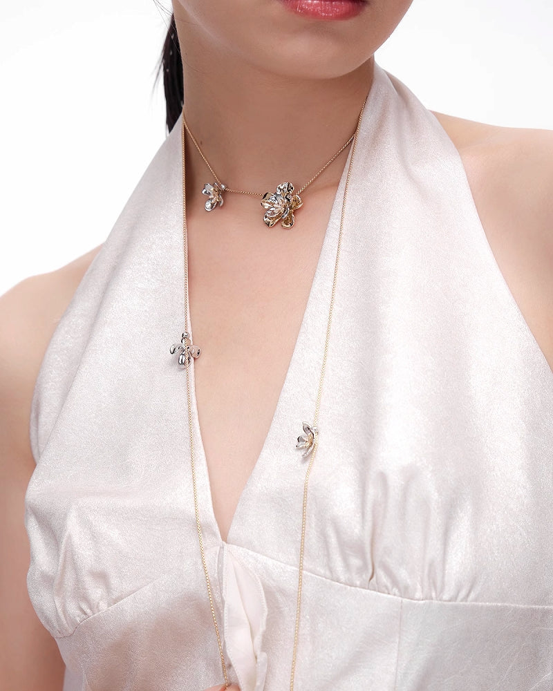 [SUMIYAKI] Vintage Flower Necklace pg1945