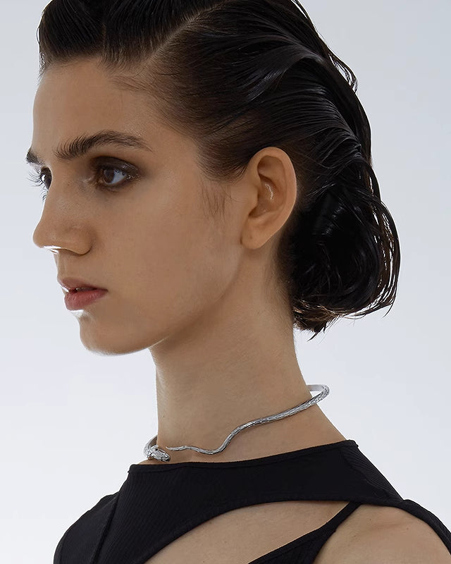 [BLACKHEAD]Ghost Kingdom Snake Choker pg881