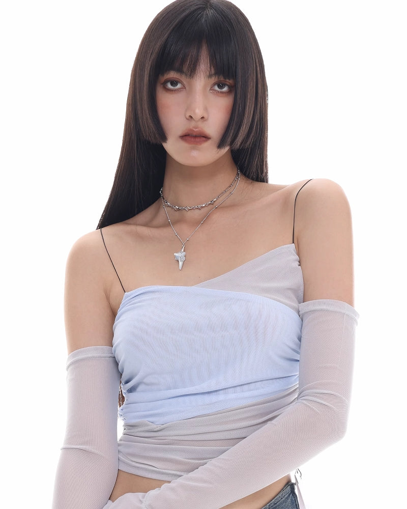 [SUMIYAKI] Virus Blue Layer Necklace pg1952