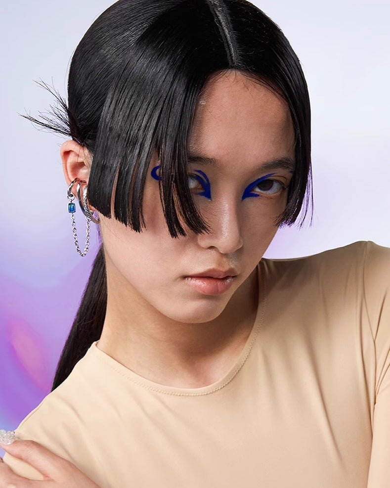 [BLACKHEAD]Neon Jungle Snake Pattern Cuff pg1259