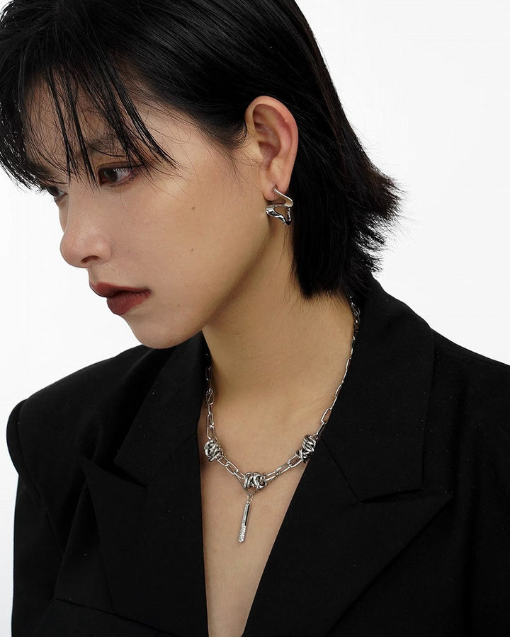 【SUMIYAKI】Thorn Hip-hop Necklace pg1884