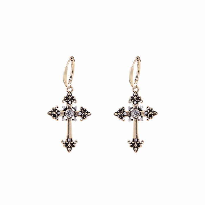 【SUMIYAKI】Punk Cross Earrings pg1402