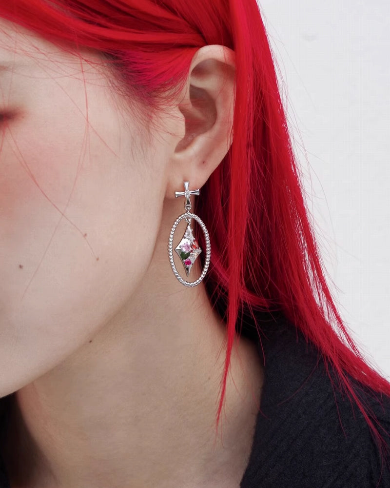 [Esak∞chi]Summons The Protoss Cross Star Earrings pg1799