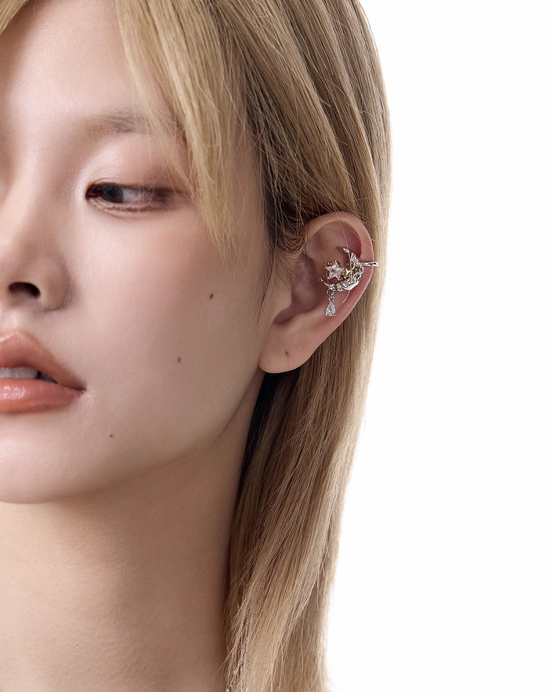 [SUMIYAKI] Star And Moon Asymmetrical Cuff pg1682