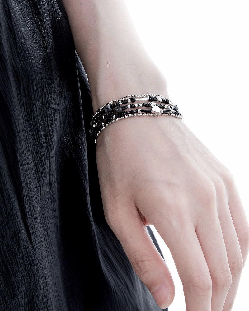[1ST XULIE] Star Beaded Layered Bracelet pg1704