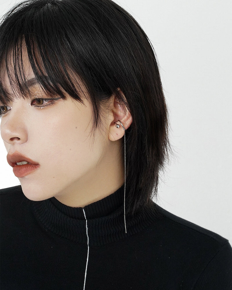 [SUMIYAKI] Long Ear Hanging Tassel Cuff pg1101