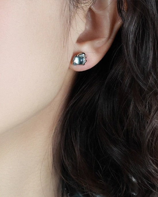 【OOMEOO】Blue Rain Snake Earrings pg229