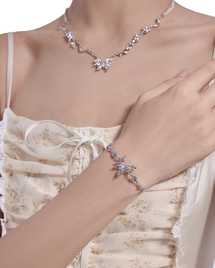 【MASW】Butterfly Dance Flower Bracelet pg276