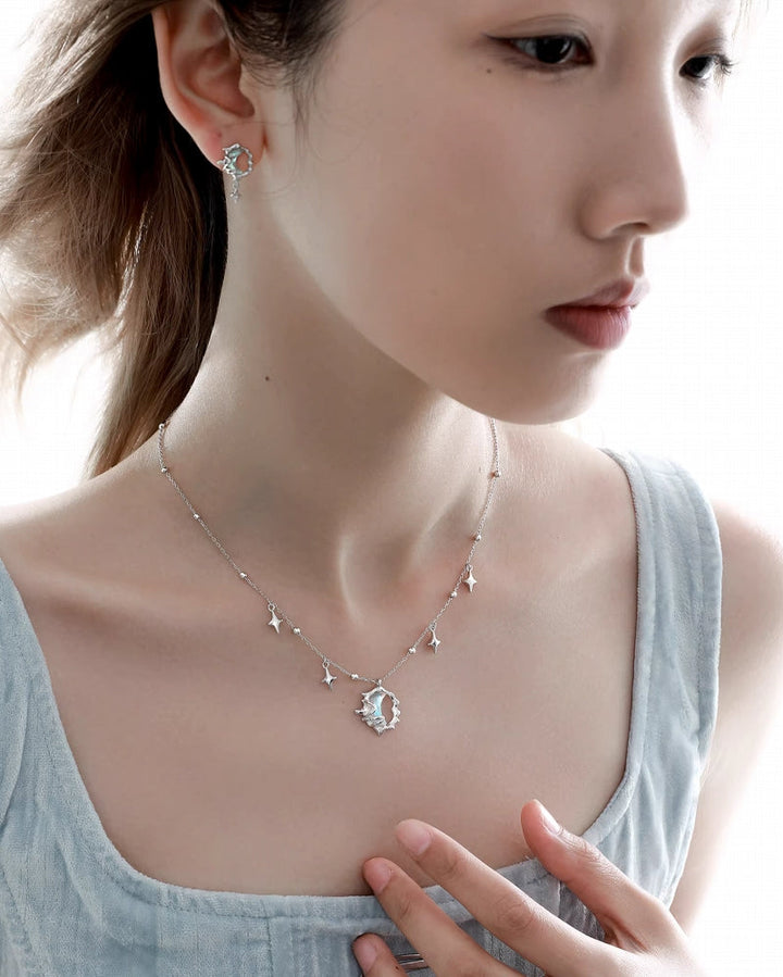 【1ST XULIE】Moonlight Star Necklace pg1243