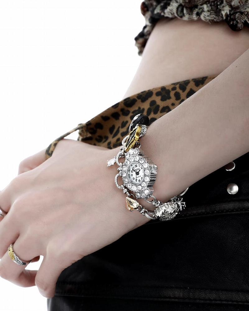 【1ST XULIE】Time Mirror Watch Bracelet pg1903