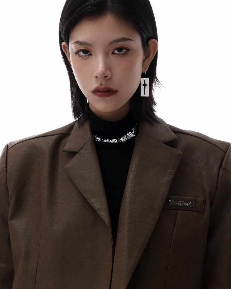 [SUMIYAKI] Twin Cross Plated Earrings pg1929