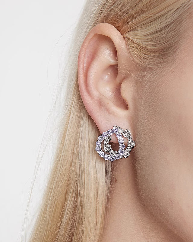 [Hard Candy] Secret Garden Rose Garland Earrings02 pg1583