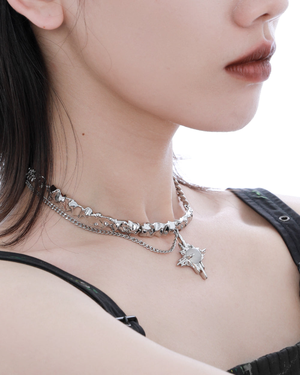 【1ST XULIE】Melting Star Necklace pg1193