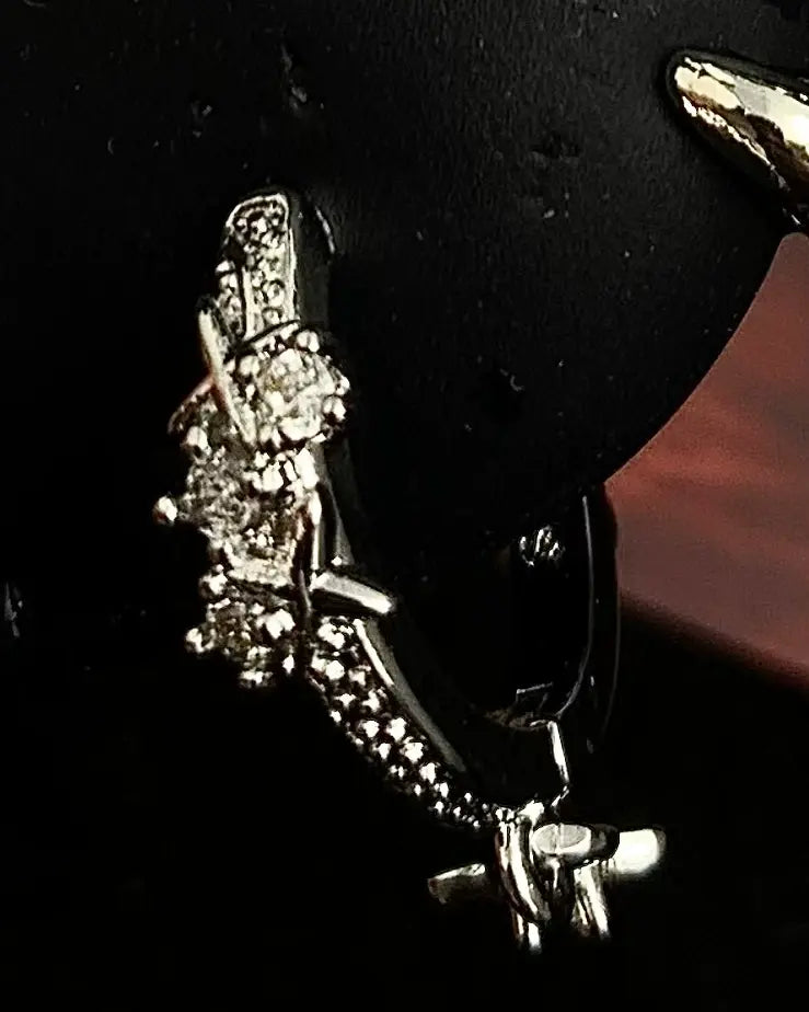 Devil's Claw Steel Earrings