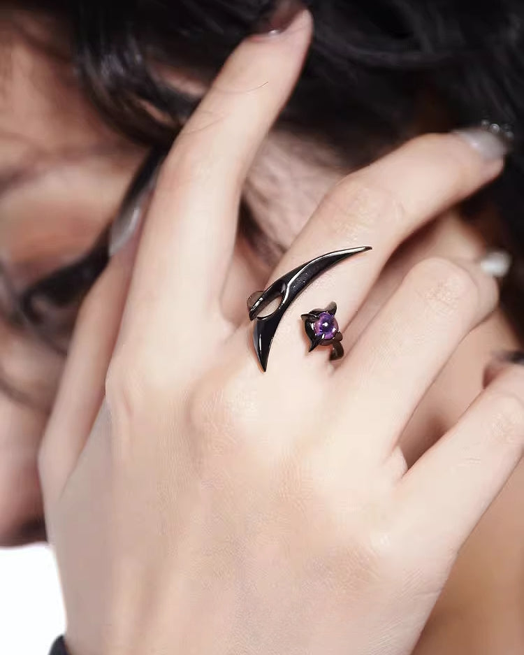 [OCTO VITA] Cosmic Scorpion Star Moon Ring pg464