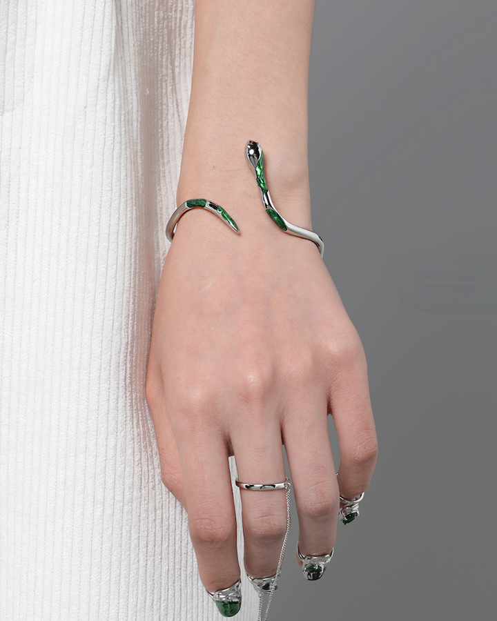 【1ST XULIE】Green Snake Bracelet02 pg947