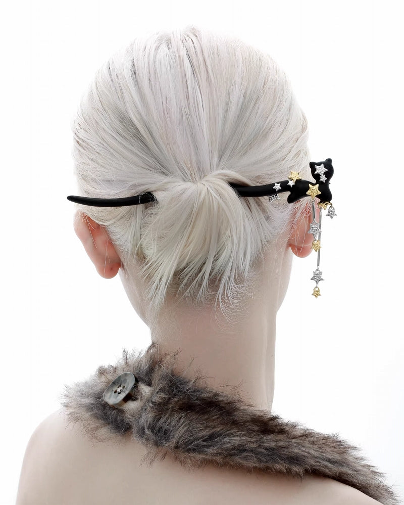 [1ST XULIE] Star Cat Tassel Hairpin pg1712