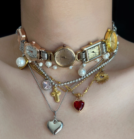 Vintage Punk Metal Choker