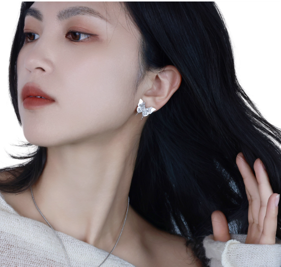 Natural Shell Butterfly Earrings