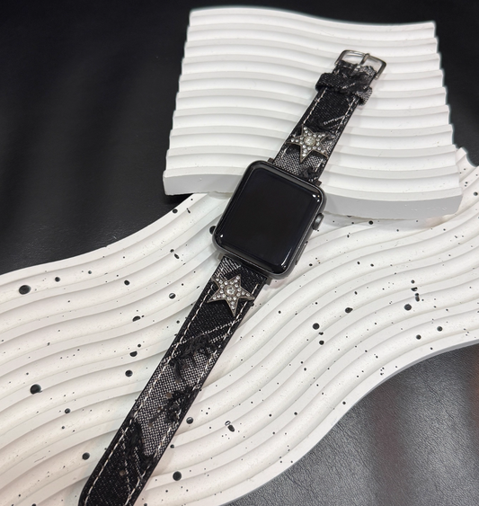 Spicy Black Leopard iWatch Strap