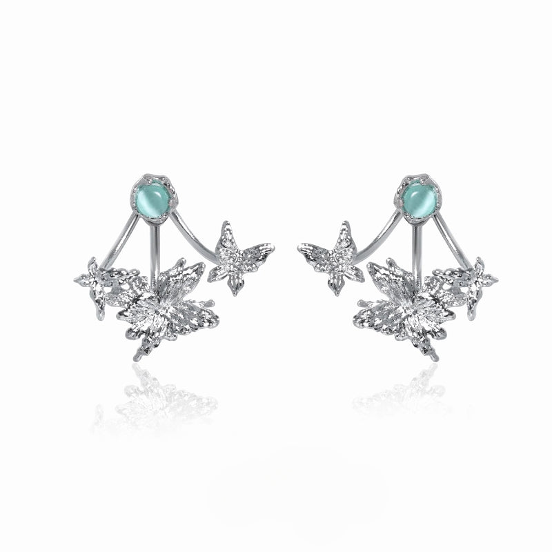 [1ST XULIE] Fog Butterfly Forest Earrings pg781