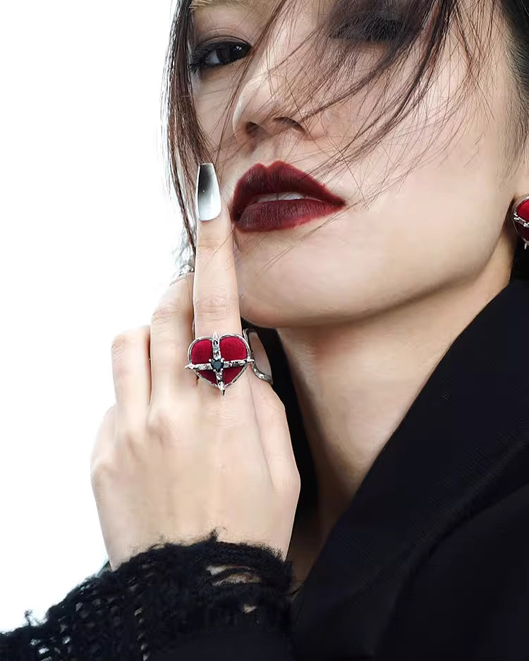 [OCTO VITA] Evil Girl Crazy Flower Ring pg702