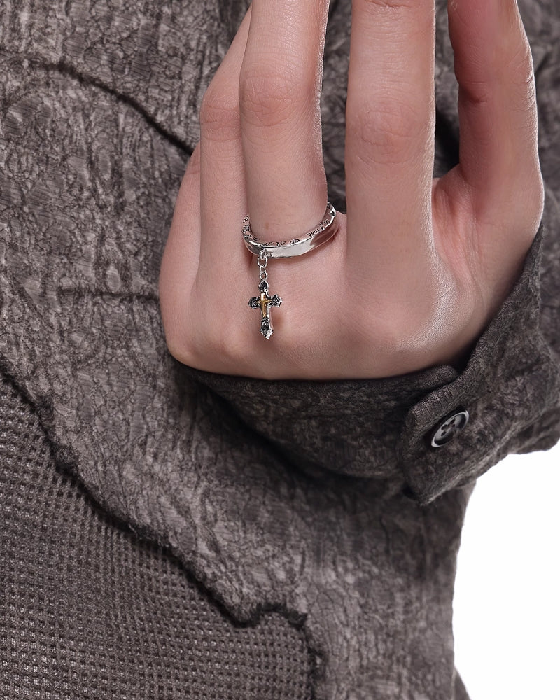 [SUMIYAKI] Graffiti Cross Bracelet & Ring pg929