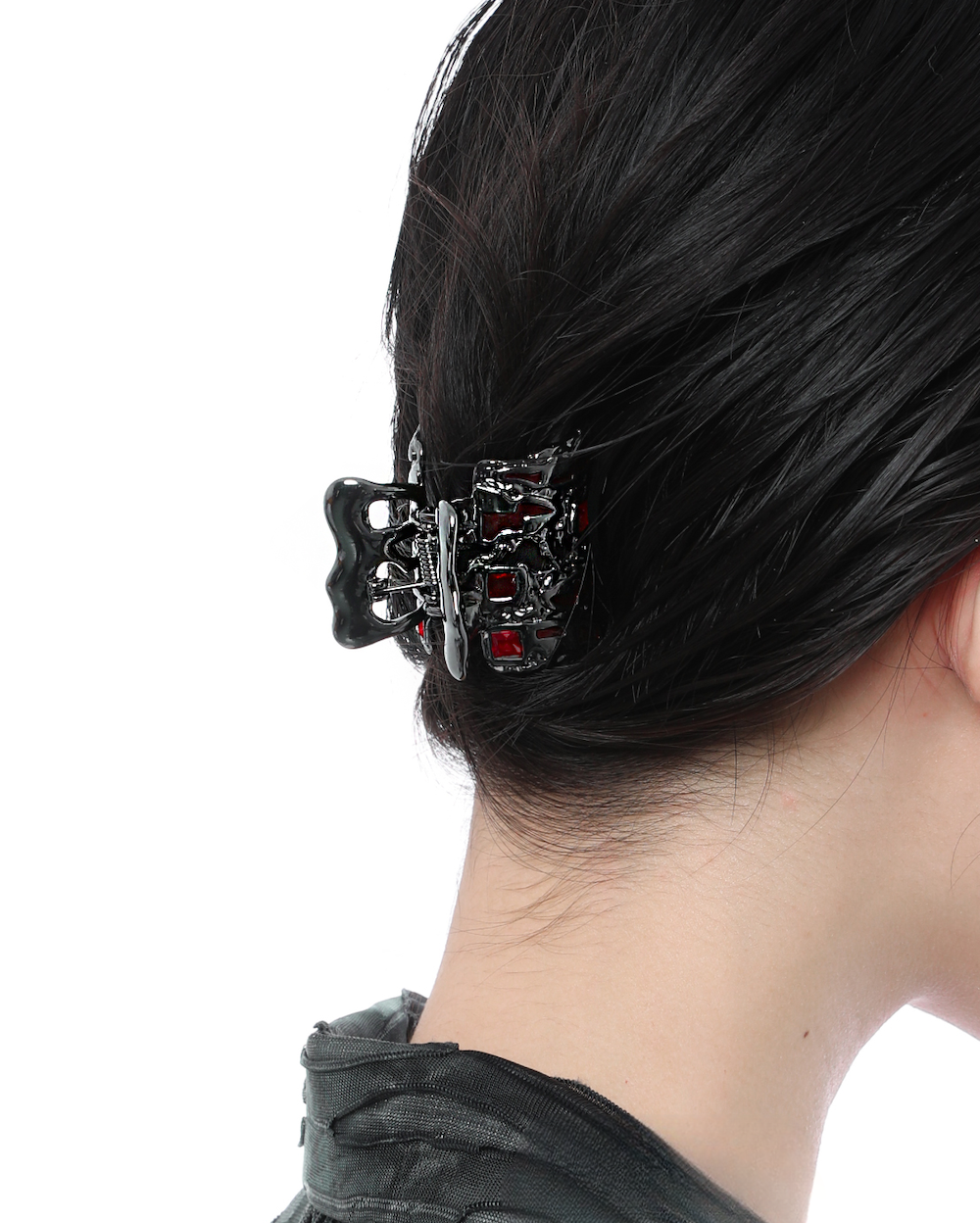 [1ST XULIE] Melting Checker Hair Clip pg1188