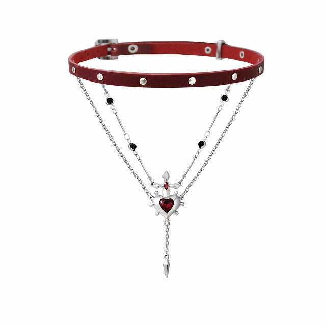 【1ST XULIE】Forbidden Love Choker & Necklace pg790