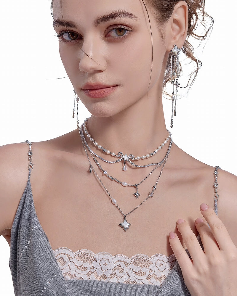 [MASW] Stars Attraction Layer Necklace pg1788