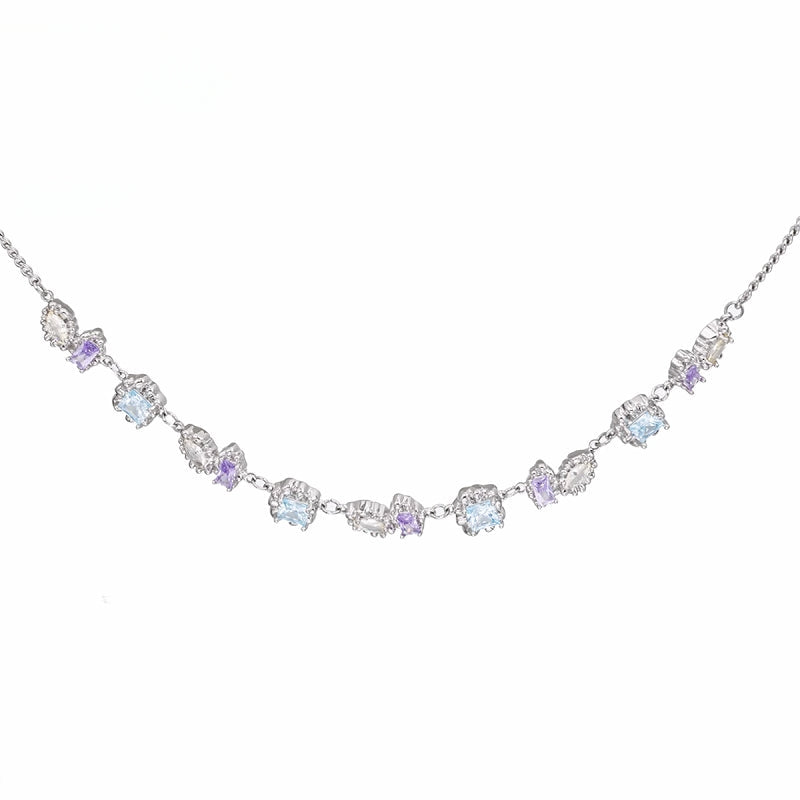[SUMIYAKI] Jellybean Purple Blue Dopamine Necklace pg1034