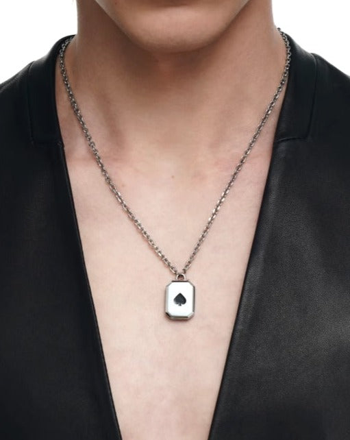 【BLACKHEAD】Interlock Chain Reaction Love Necklace pg1022