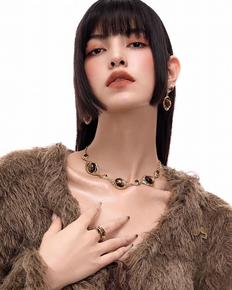 Yadan Tiger Eye Necklace