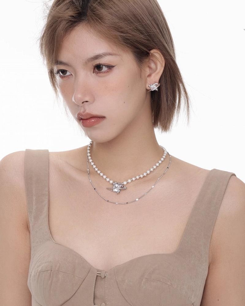 [SUMIYAKI] Starry Galaxy Earrings pg1779