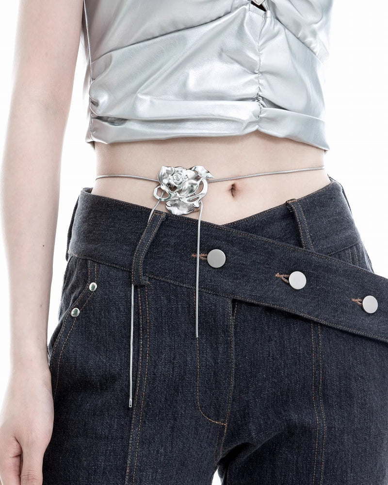 [1ST XULIE] Forbidden Rose Pull Necklace pg822