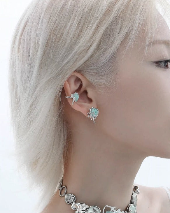 [1ST XULIE] Rose Thorn Earrings pg1523