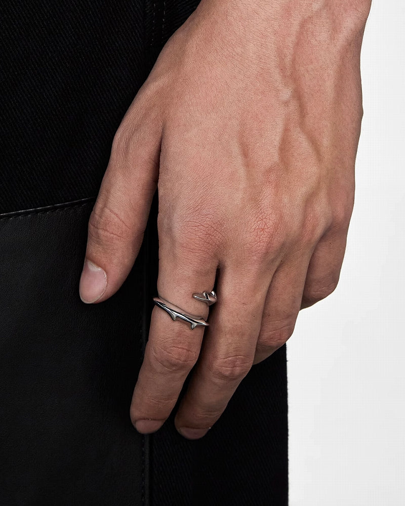 [BLACKHEAD]Lover Spiked Heart Ring pg1129