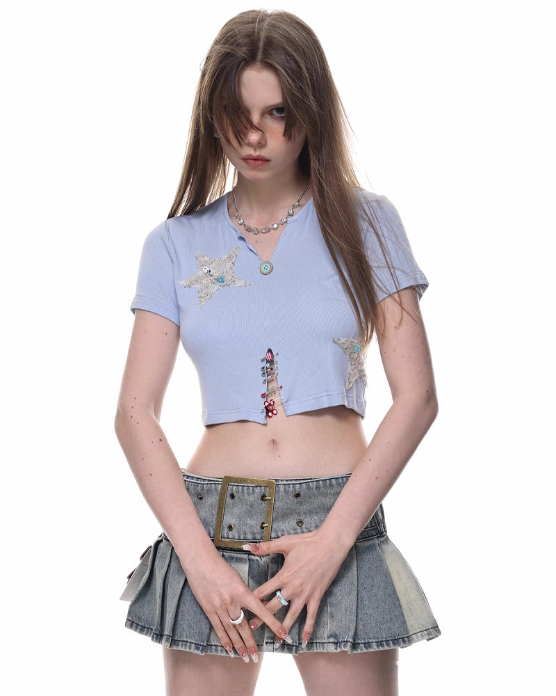 [SUMIYAKI] Jellybean Purple Blue Dopamine Necklace pg1034