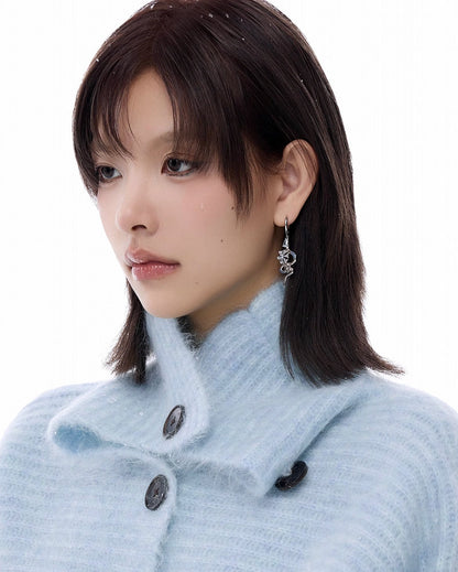 Snow Snake Earrings