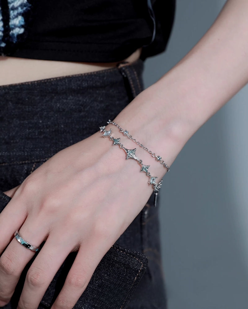 [1ST XULIE] Sea Starry Sky Double Layer Bracelet pg1546