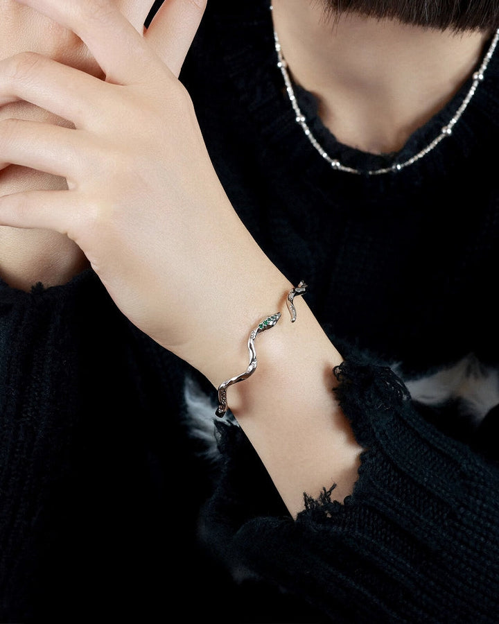 【OOMEOO】Forest Of Desire Snake Bracelet pg836