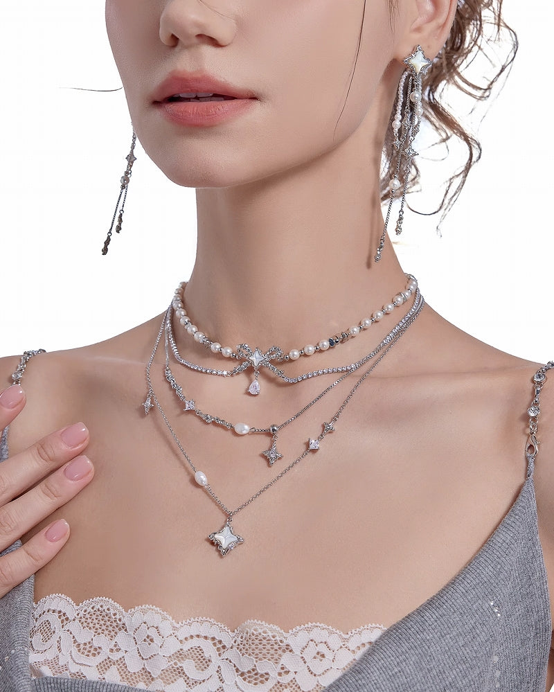 [MASW] Stars Attraction Layer Necklace pg1788
