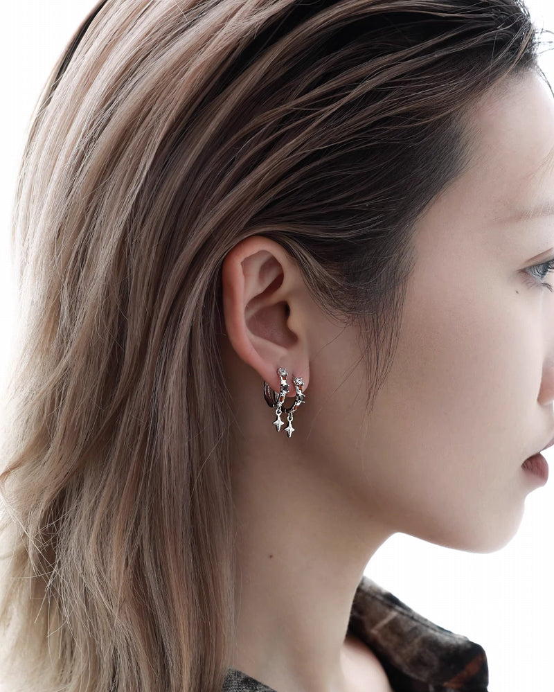 [1ST XULIE] Star Cross Earrings pg1715
