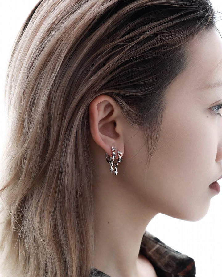 【1ST XULIE】Star Cross Earrings pg1715