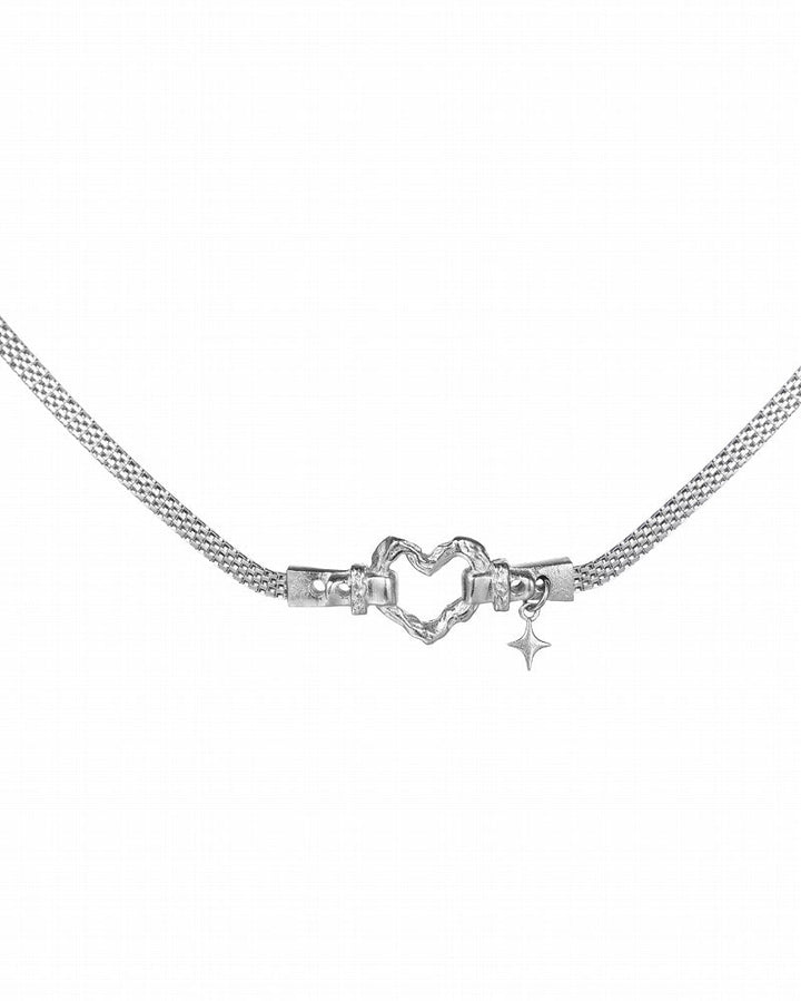 【1ST XULIE】Heart Star Necklace pg976