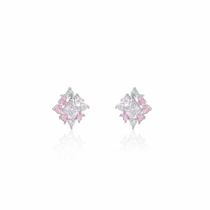 【SUMIYAKI】Colorful Checkerboard Earrings pg435