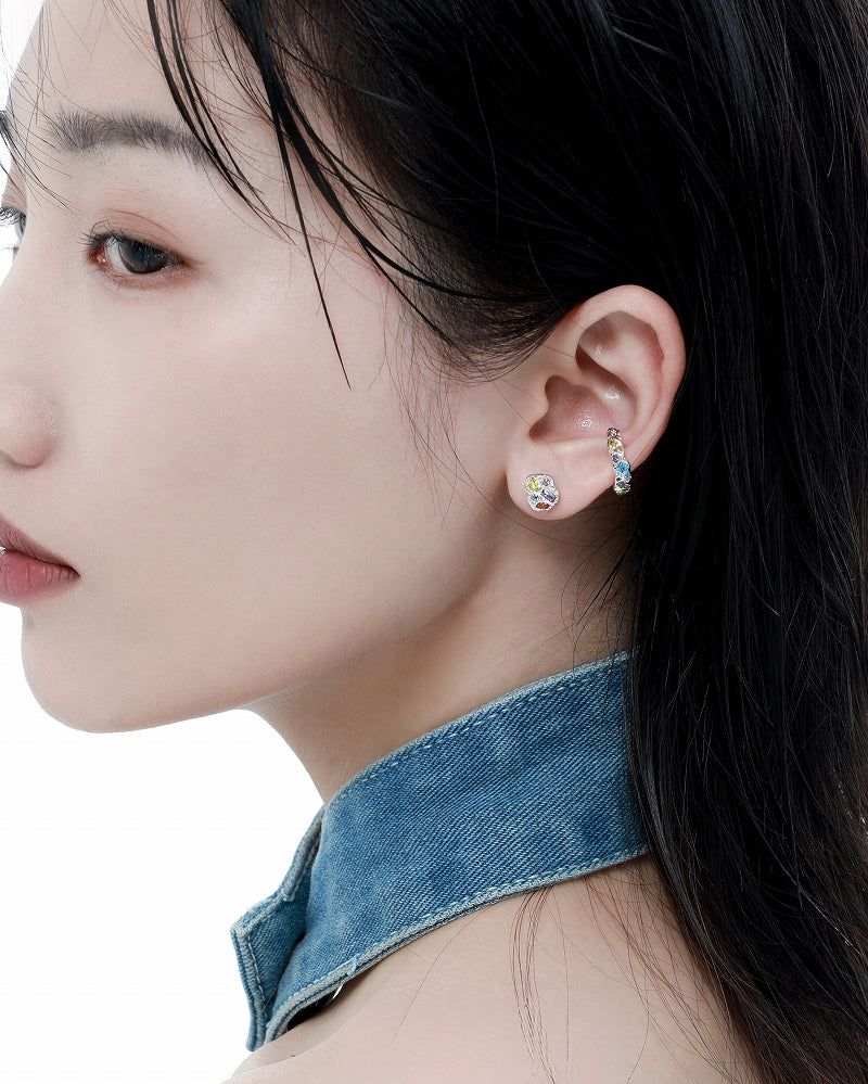 【1ST XULIE】Colorful Treasure Earrings pg440