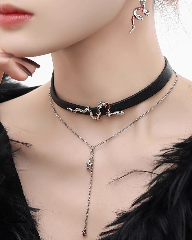 Red Snake Choker