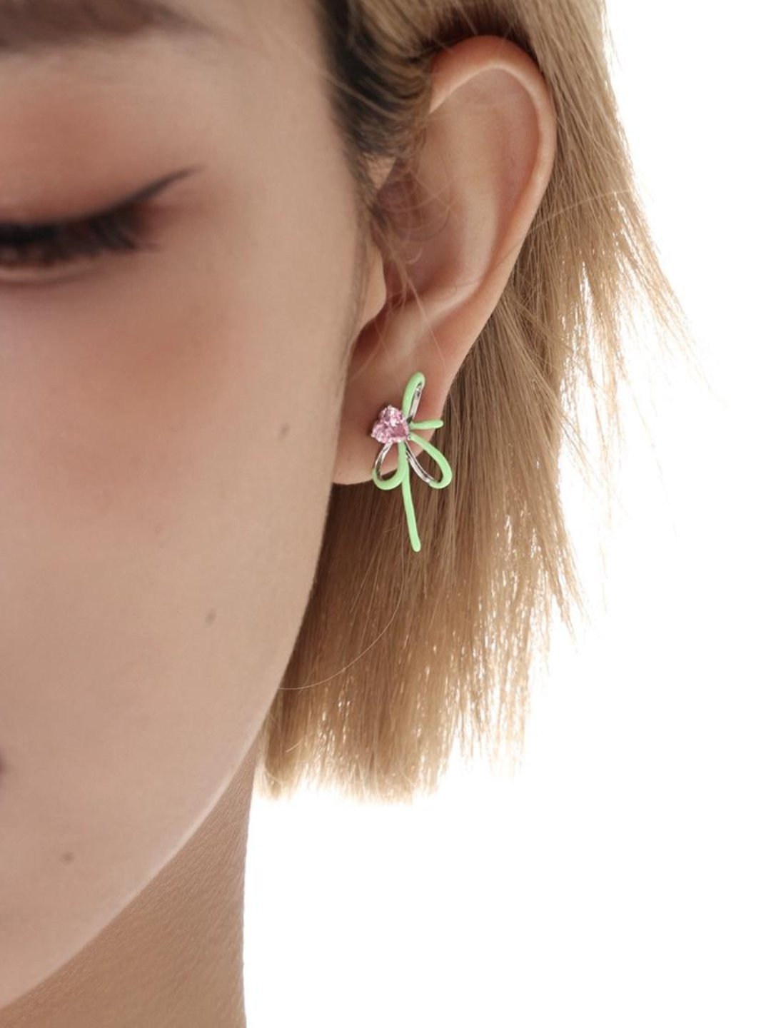 【SUMIYAKI】Spring Bud Bow Earrings pg1681